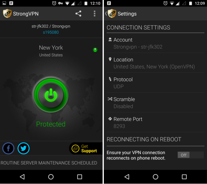 strongvpn android